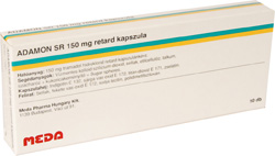 ADAMON 150 MG RETARD KEMNY KAPSZULA