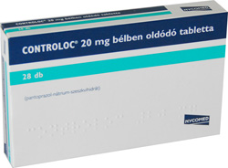 CONTROLOC 20 MG GYOMORNEDV-ELLENLL TABLETTA
