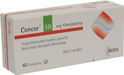 CONCOR 10 MG FILMTABLETTA