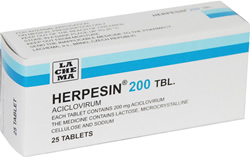 HERPESIN 200 MG TABLETTA