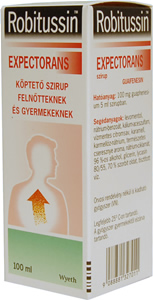 ROBITUSSIN EXPECTORANS SZIRUP