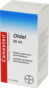 CANESTEN 10 MG/ML KLSLEGES OLDAT