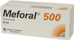 MEFORAL 500 MG FILMTABLETTA