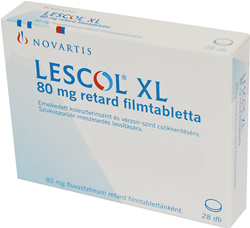 LESCOL XL 80 MG RETARD TABLETTA
