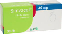 SIMVACOL 40 MG FILMTABLETTA