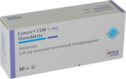 CONCOR COR 5 MG FILMTABLETTA