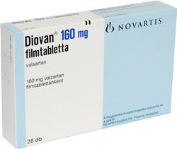 DIOVAN 160 MG FILMTABLETTA