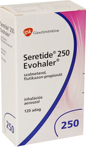 SERETIDE EVOHALER 25/250 MIKROGRAMM/ADAG TLNYOMSOS INHALCIS SZUSZPENZI