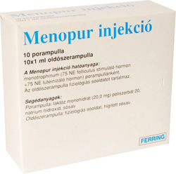 MENOPUR 75 NE POR S OLDSZER OLDATOS INJEKCIHOZ