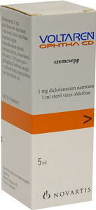 VOLTAREN OPHTHA CD 1 MG/ML OLDATOS SZEMCSEPP