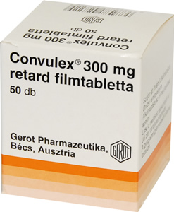 CONVULEX 300 MG RETARD FILMTABLETTA