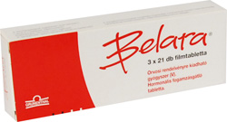 BELARA 0,03 MG/2 MG FILMTABLETTA