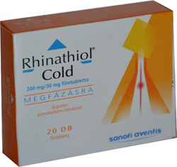 RHINATHIOL COLD 200 MG/30 MG FILMTABLETTA