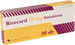 BISOCARD 10 MG FILMTABLETTA