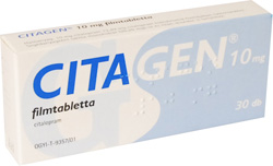 CITAGEN 10 MG FILMTABLETTA
