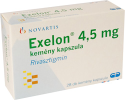EXELON 4,5 MG KEMNY KAPSZULA