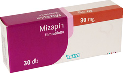 MIZAPIN 30 MG FILMTABLETTA