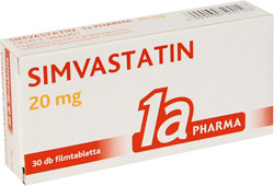 SIMVASTATIN 1 A PHARMA 20 MG FILMTABLETTA