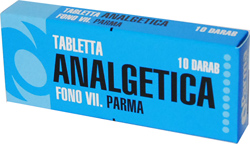 TABLETTA ANALGETICA FONO VIII. PARMA