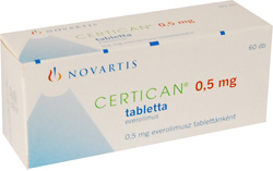 CERTICAN 0,5 MG TABLETTA