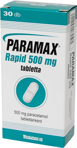 PARAMAX RAPID 500 MG TABLETTA