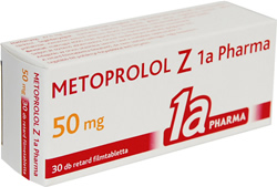 METOPROLOL Z 1A PHARMA 50 MG RETARD TABLETTA