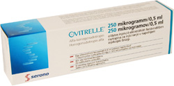 OVITRELLE 250 MIKROGRAMM/0,5 ML OLDATOS INJEKCI� EL�RET�LT�TT FECSKEND�BEN