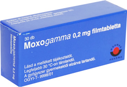 MOXOGAMMA 0,2 MG FILMTABLETTA