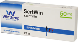 SERTRALIN-ZENTIVA 50 MG FILMTABLETTA