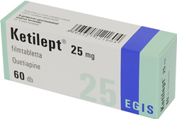 KETILEPT 25 MG FILMTABLETTA