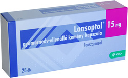 LANSOPTOL 15 MG GYOMORNEDV-ELLENLL KEMNY KAPSZULA