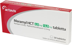 MERAMYL HCT 2,5 MG/12,5 MG TABLETTA