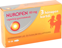 NUROFEN 60 MG VGBLKP GYERMEKEKNEK