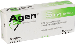 AMLODIPIN-ZENTIVA 5 MG TABLETTA