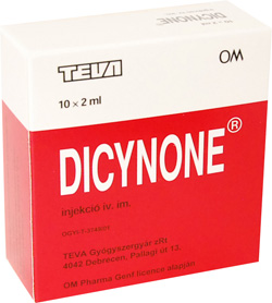 DICYNONE 125 MG/ML OLDATOS INJEKCI