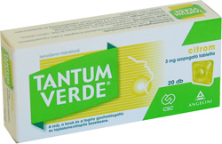 TANTUM VERDE CITROM 3 MG SZOPOGAT TABLETTA